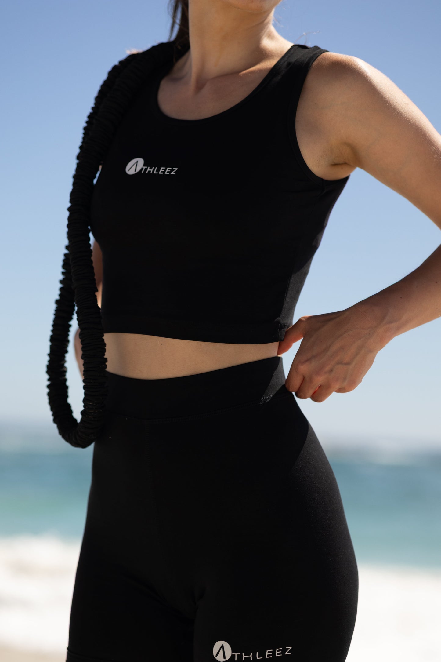 2er-Set Frauen SIGNATURE Activewear - Crop Top & Leggings