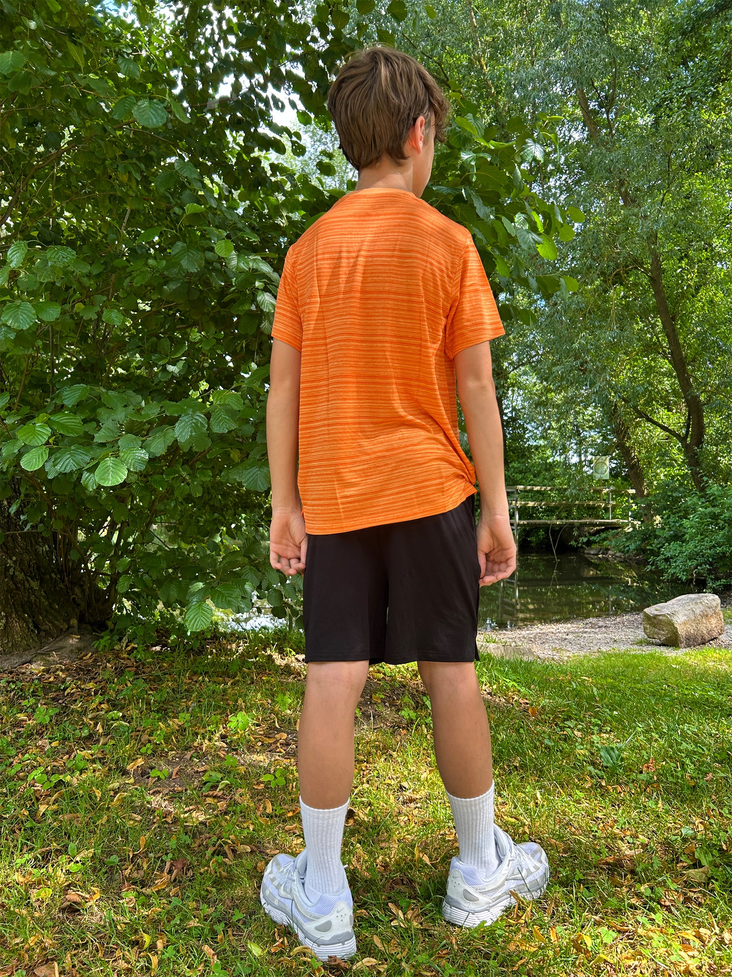 2er-Set Kids SIGNATURE Activewear - Striped Shirt & Shorts
