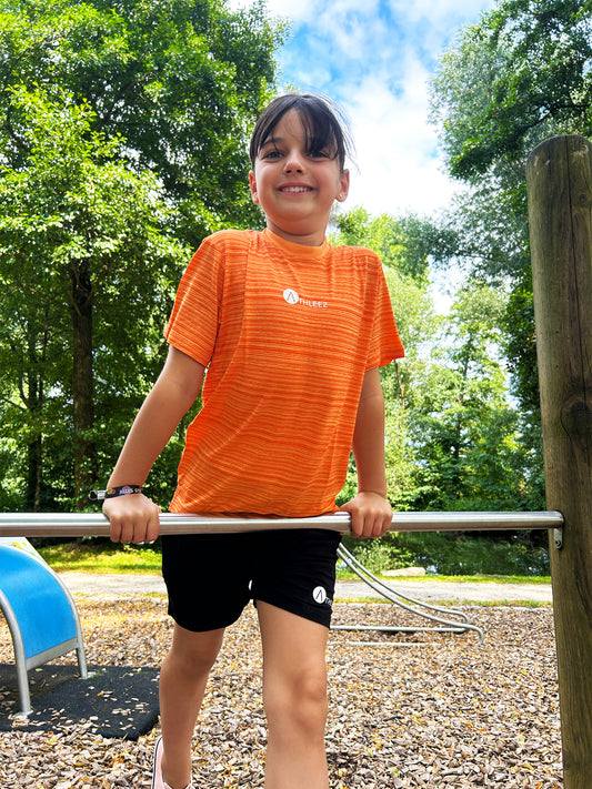 2er-Set Kids SIGNATURE Activewear - Striped Shirt & Shorts