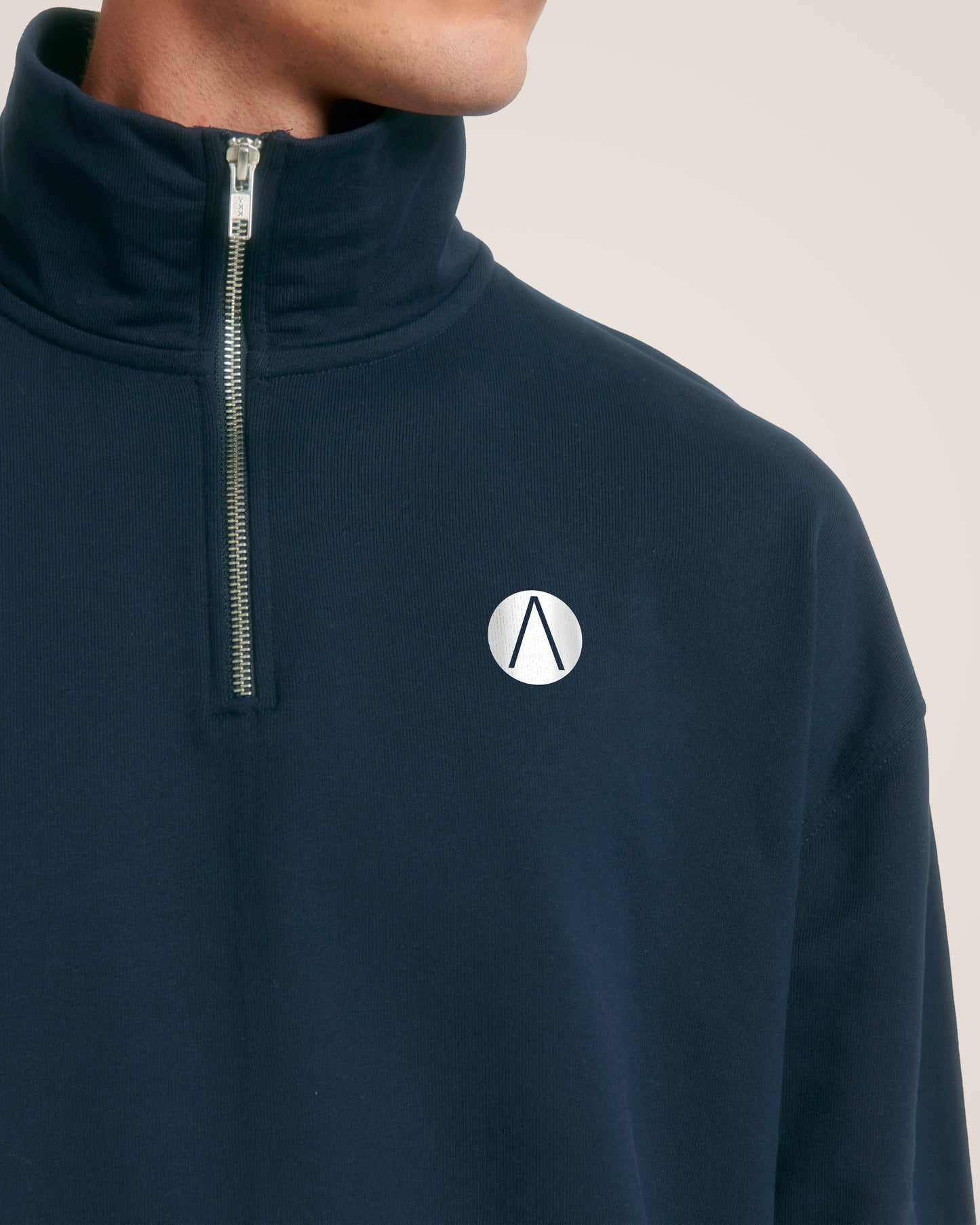 BASIC - Relaxed ¼ Zip Sweatshirt