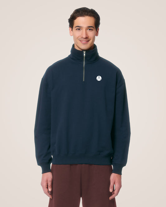 BASIC - Relaxed ¼ Zip Sweatshirt