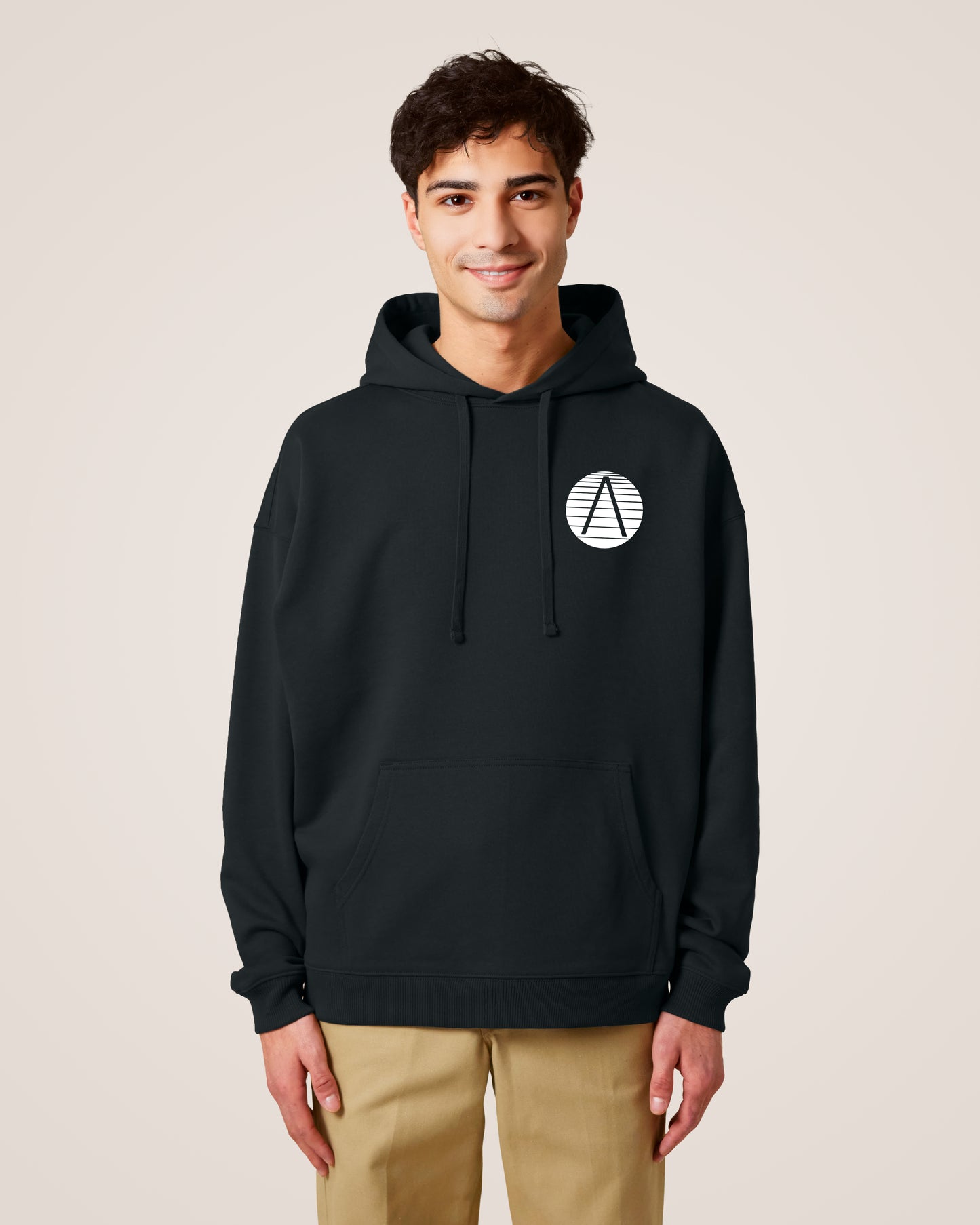 STRIPED SPHERE - Relaxed Hoodie