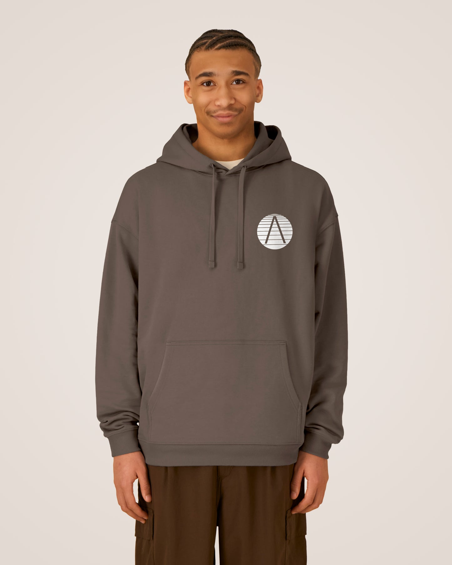 STRIPED SPHERE - Relaxed Hoodie