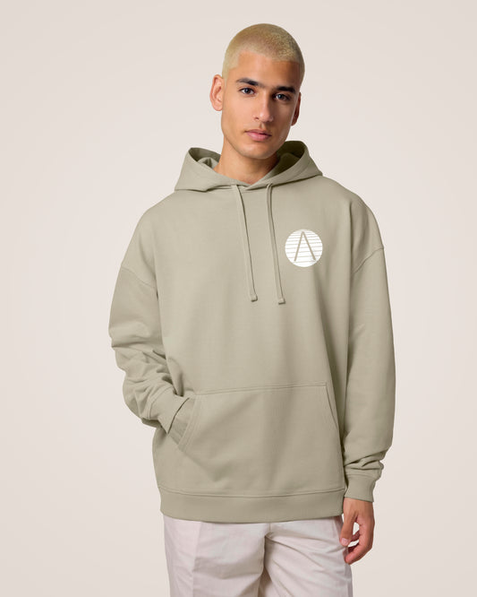 STRIPED SPHERE - Relaxed Hoodie