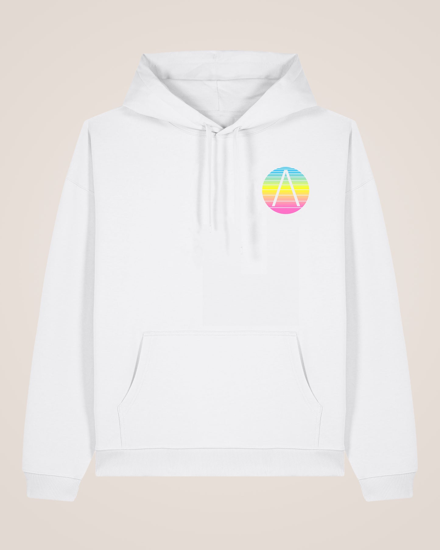 STRIPED SPHERE - Relaxed Hoodie