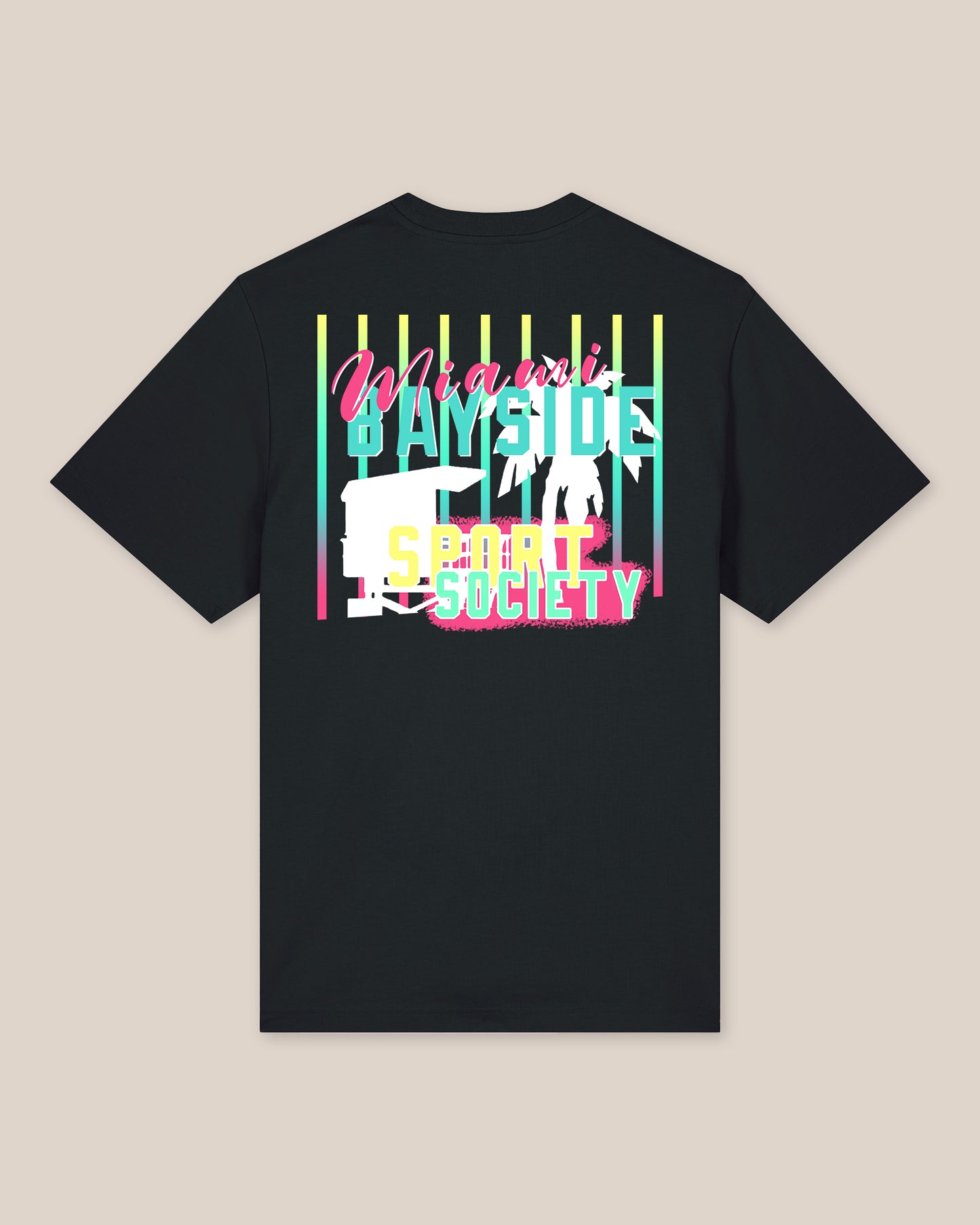 MIAMI BAYSIDE SPORT SOCIETY - Heavy Oversized T-Shirt