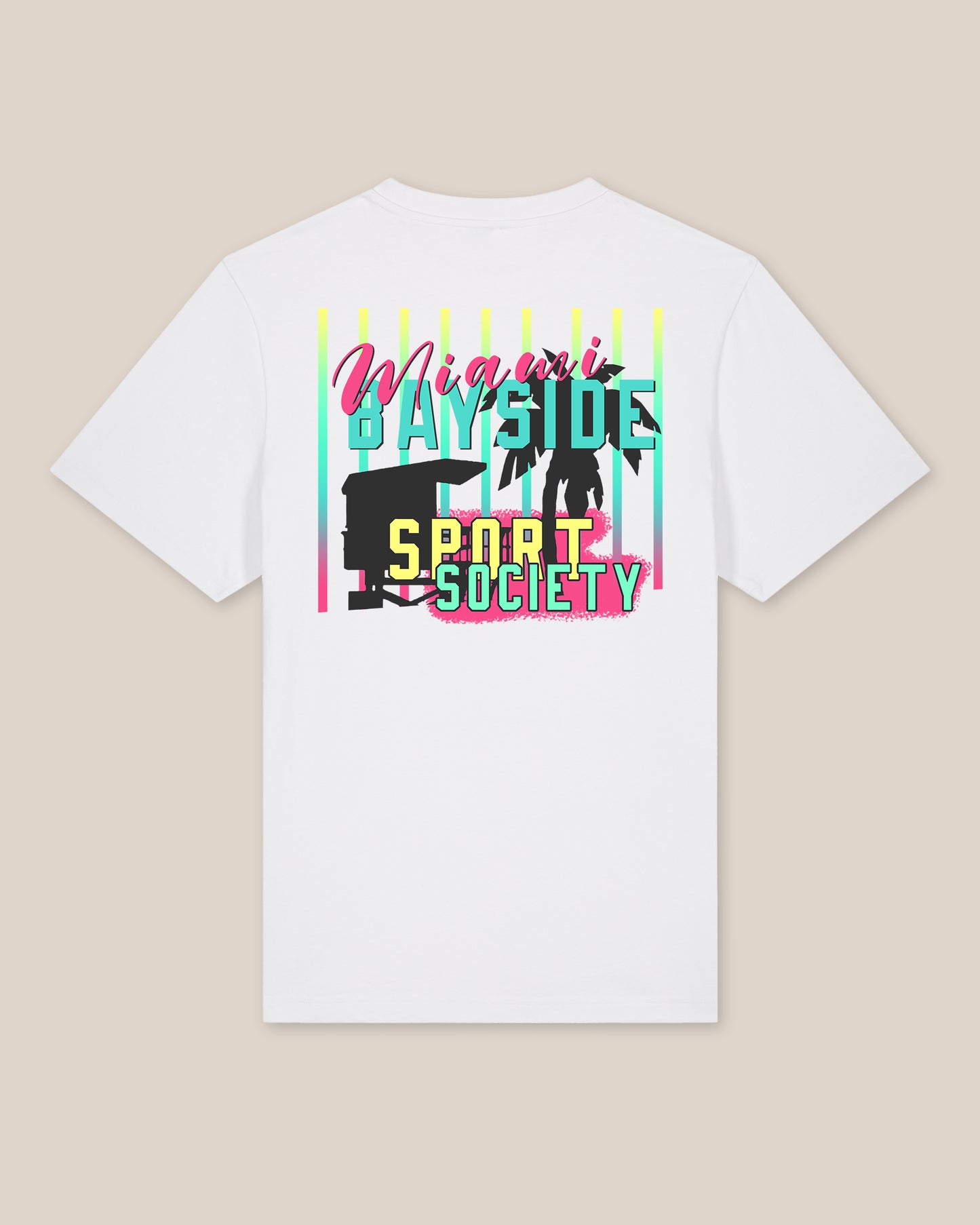 MIAMI BAYSIDE SPORT SOCIETY - Heavy Oversized T-Shirt