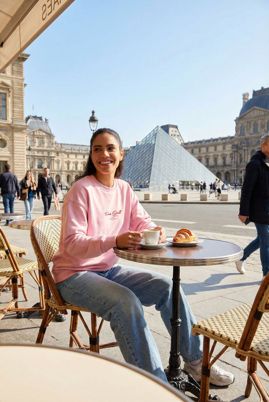 PARIS STROLL - OVERSIZED FIT SWEATSHIRT AUS BIO-BAUMWOLLE