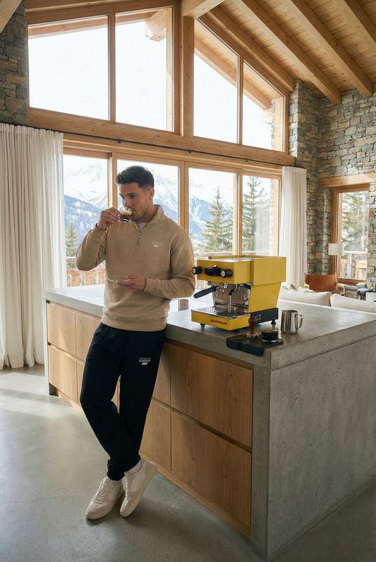 1/4-ZIP - RELAXED FIT SWEATSHIRT AUS BIO-BAUMWOLLE