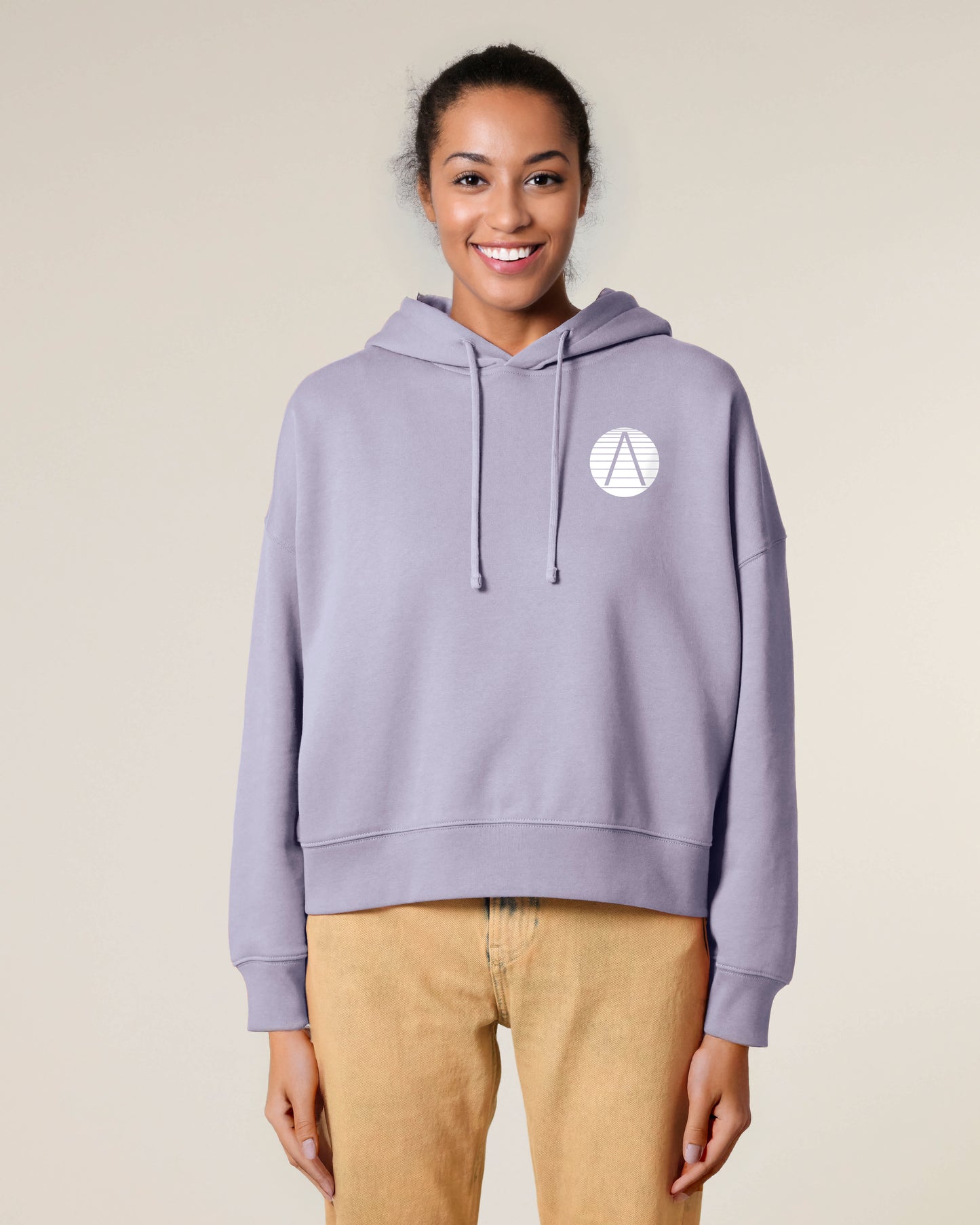 STRIPED SPHERE - Relaxed Fit Hoodie