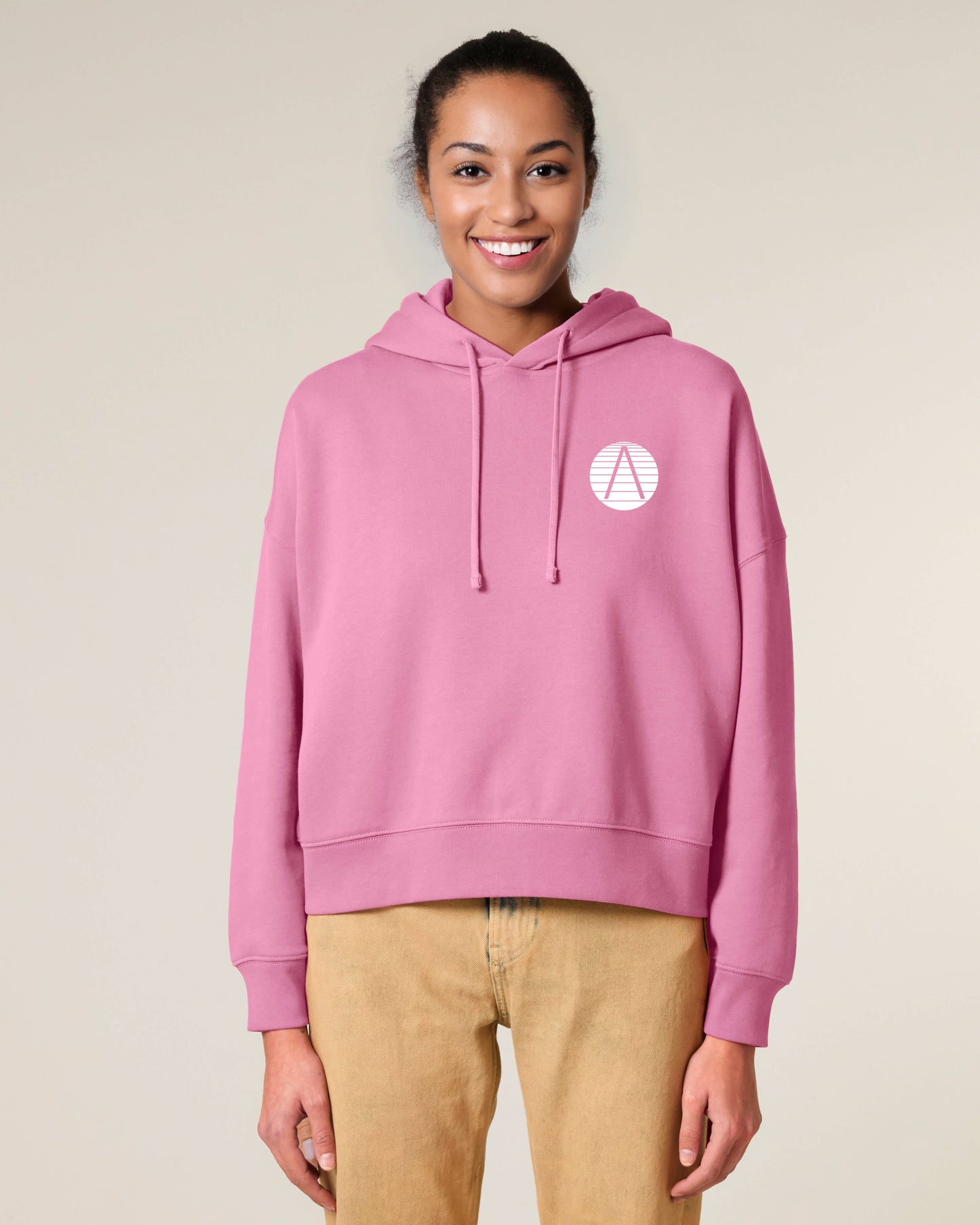 STRIPED SPHERE - Relaxed Fit Hoodie