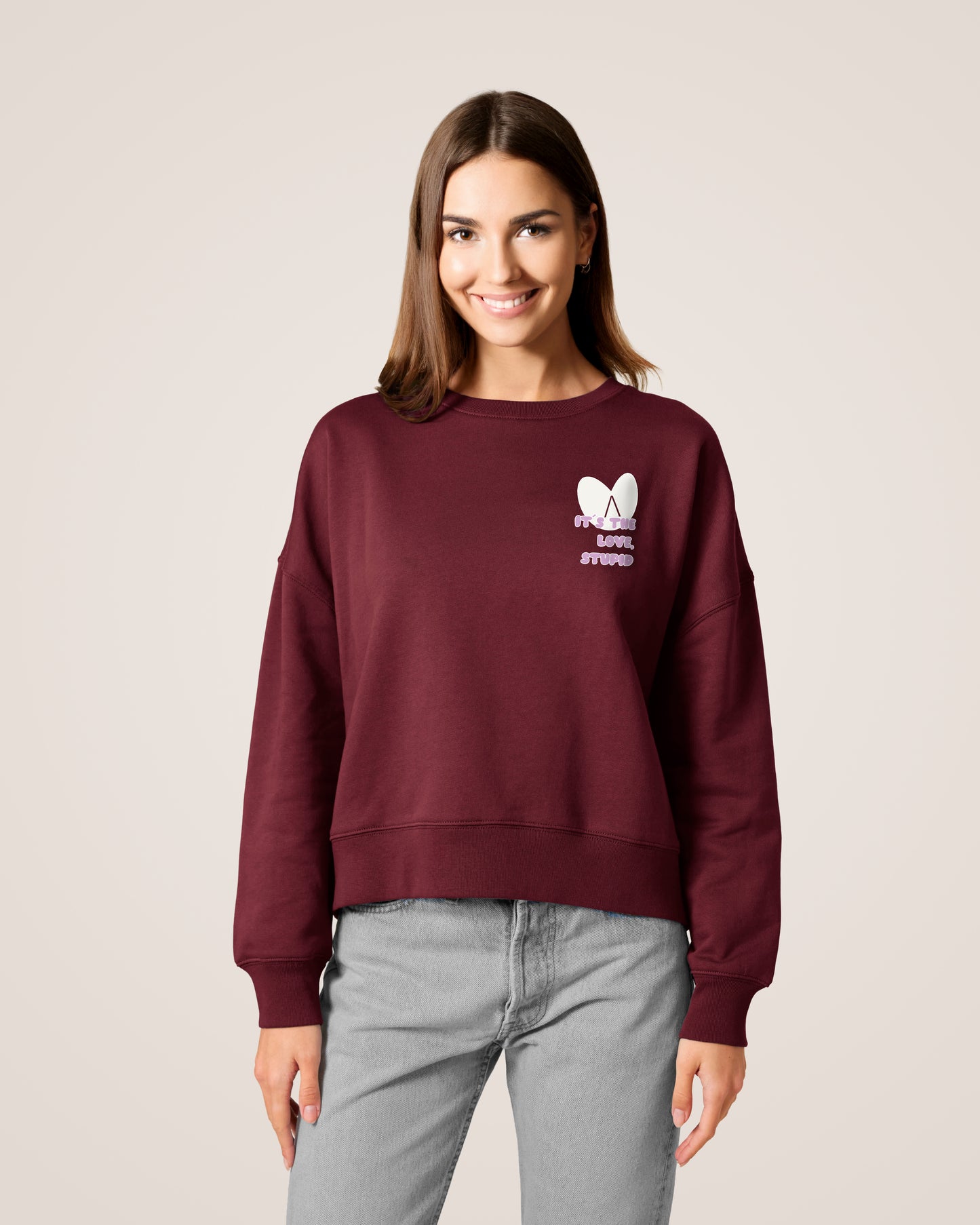 IT´S THE LOVE, STUPID - Relaxed Fit Sweatshirt