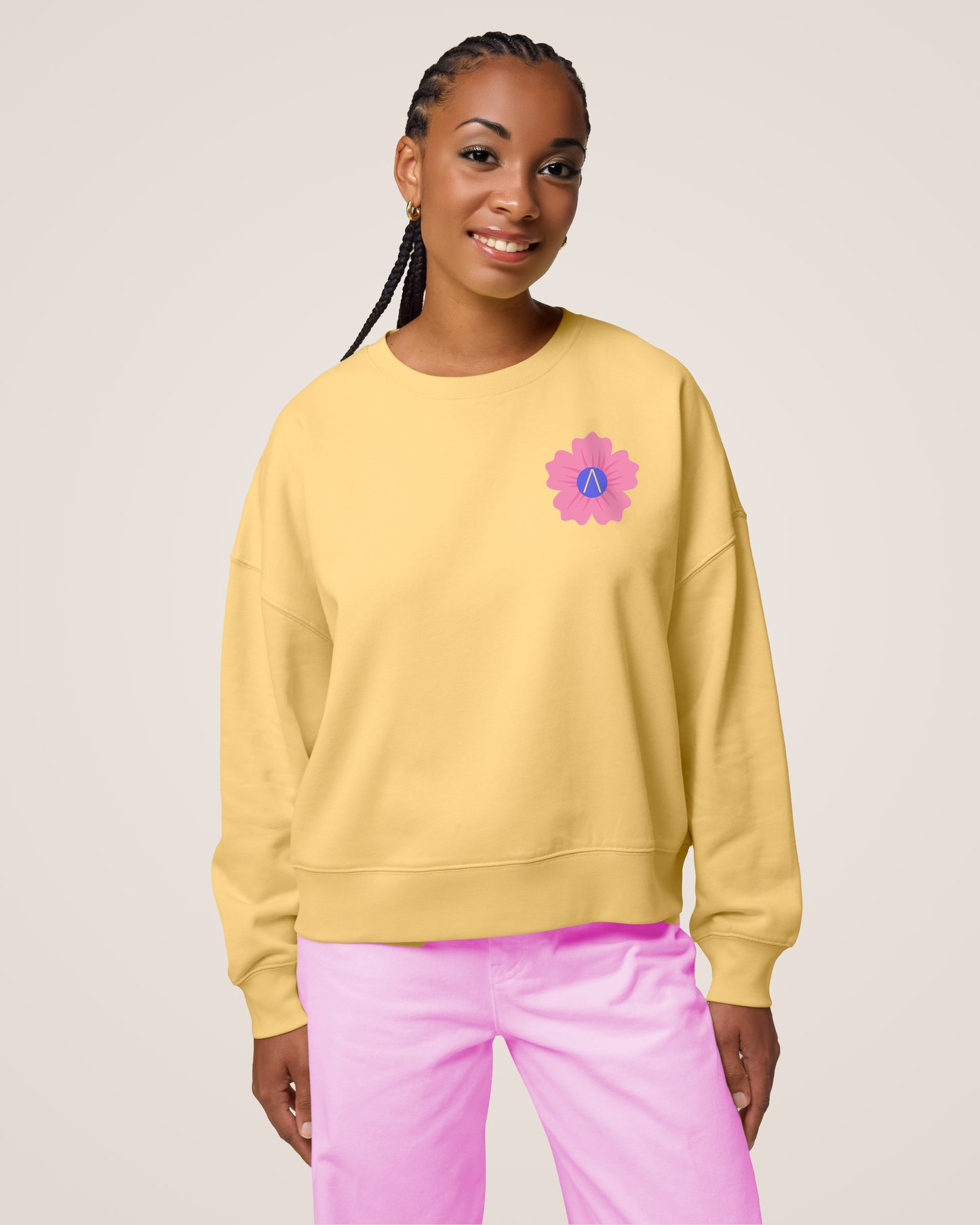 PARTERRE DE FLEURS NICE - Relaxed Fit Sweatshirt