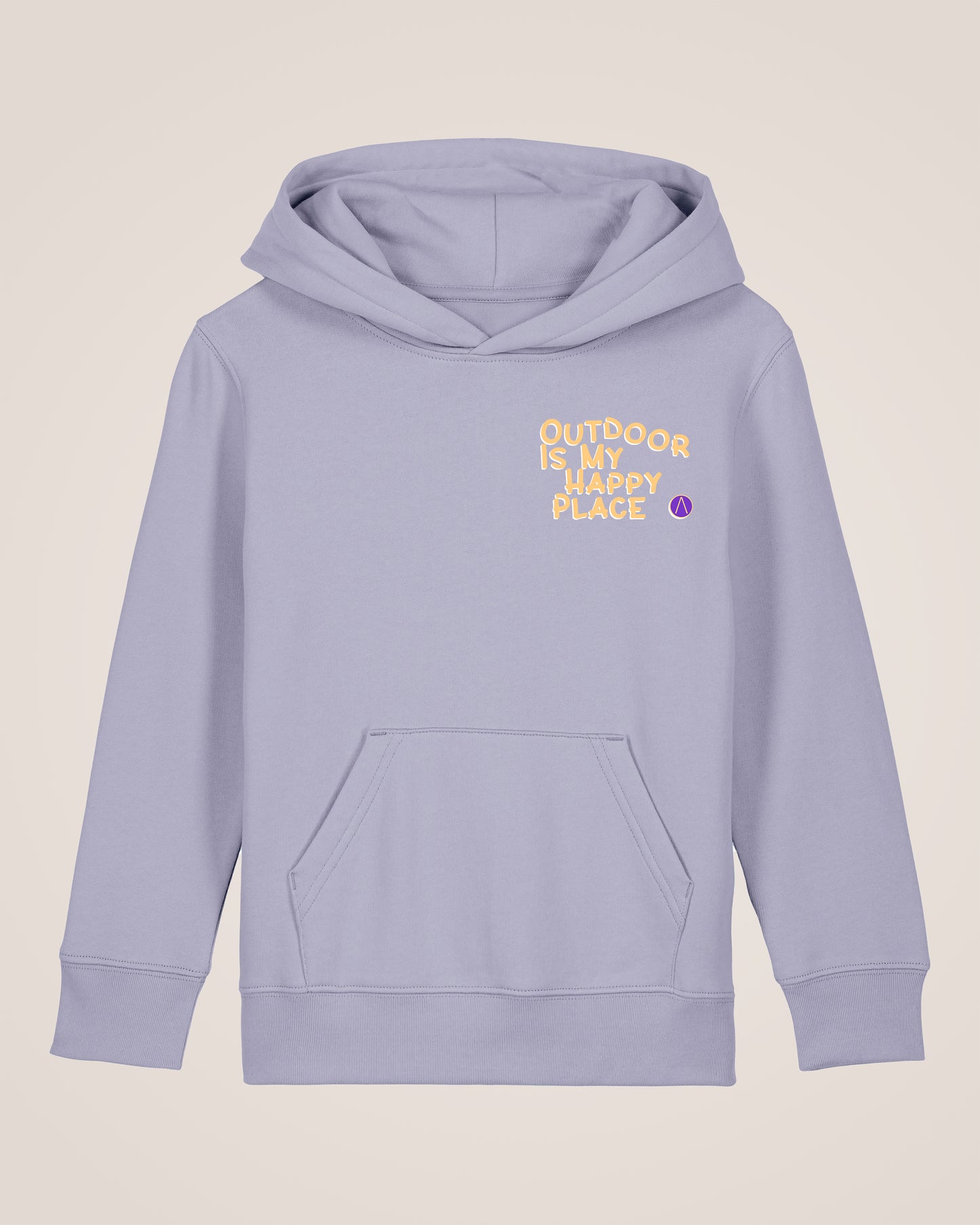 OUTDOOR IS MY HAPPY PLACE - Relaxed Kids Hoodie