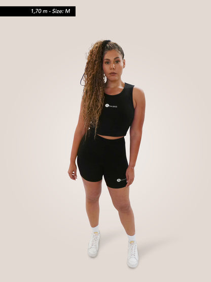 2er-Set Frauen SIGNATURE Activewear - Crop Top & Shorts