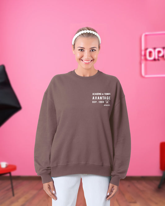 ACADÈMIE DE TENNIS AVANTAGE - Heavy Oversized Sweatshirt