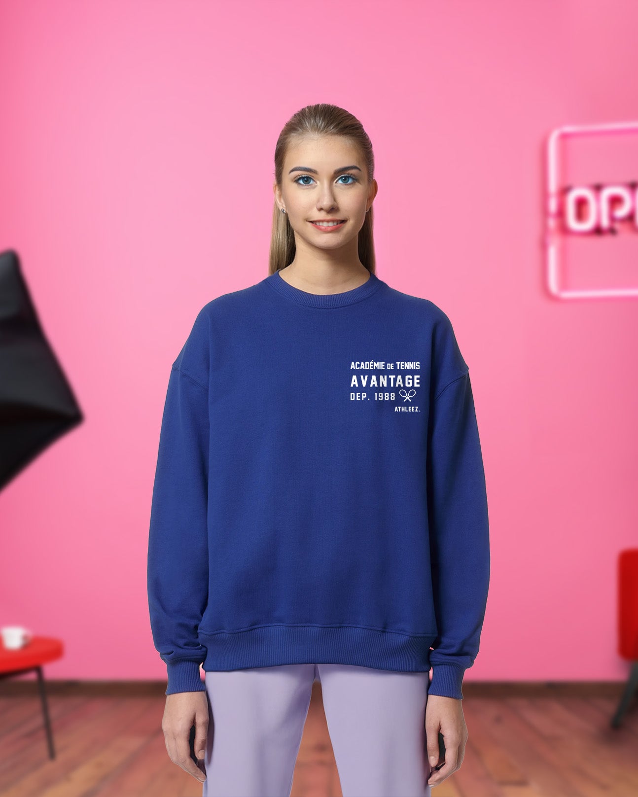 ACADÈMIE DE TENNIS AVANTAGE - Heavy Oversized Sweatshirt