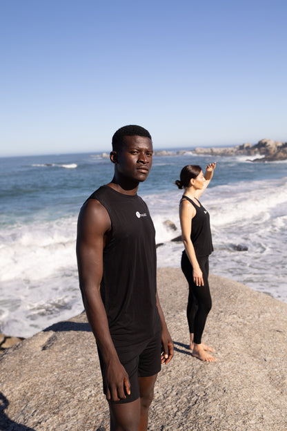 ATHLEEZ LYO.Pure SET - HIGH PERFORMANCE TANK TOP + SHORT AUS LYOCELL