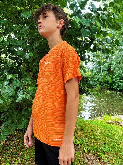 SIGNATURE - High Performance Striped Shirt für Kids