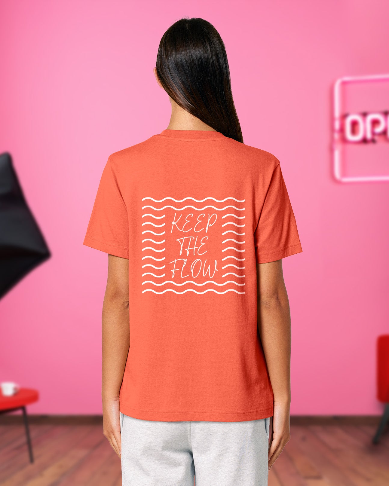 KEEP THE FLOW - Heavy Oversized T-Shirt