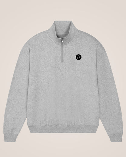 BASIC - Relaxed ¼ Zip Sweatshirt