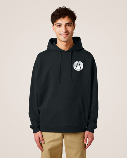 STRIPED SPHERE - Relaxed Hoodie