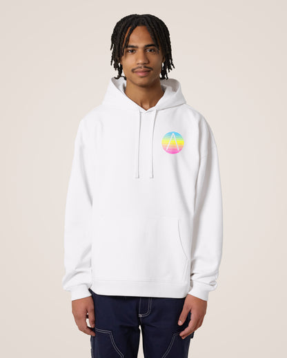 STRIPED SPHERE - Relaxed Hoodie