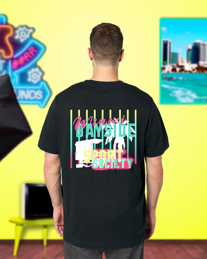 MIAMI BAYSIDE SPORT SOCIETY - Heavy Oversized T-Shirt