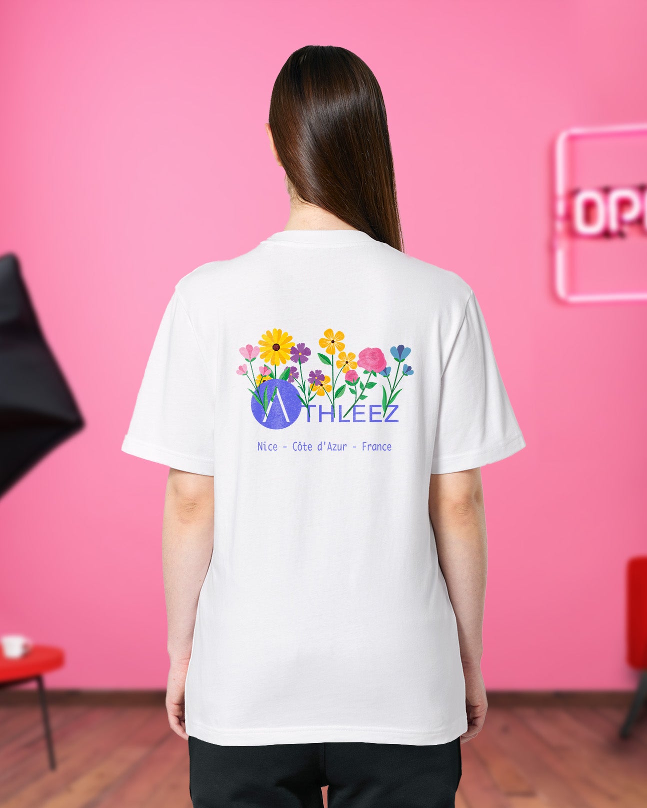 PARTERRE DE FLEURS NICE - Heavy Oversized T-Shirt