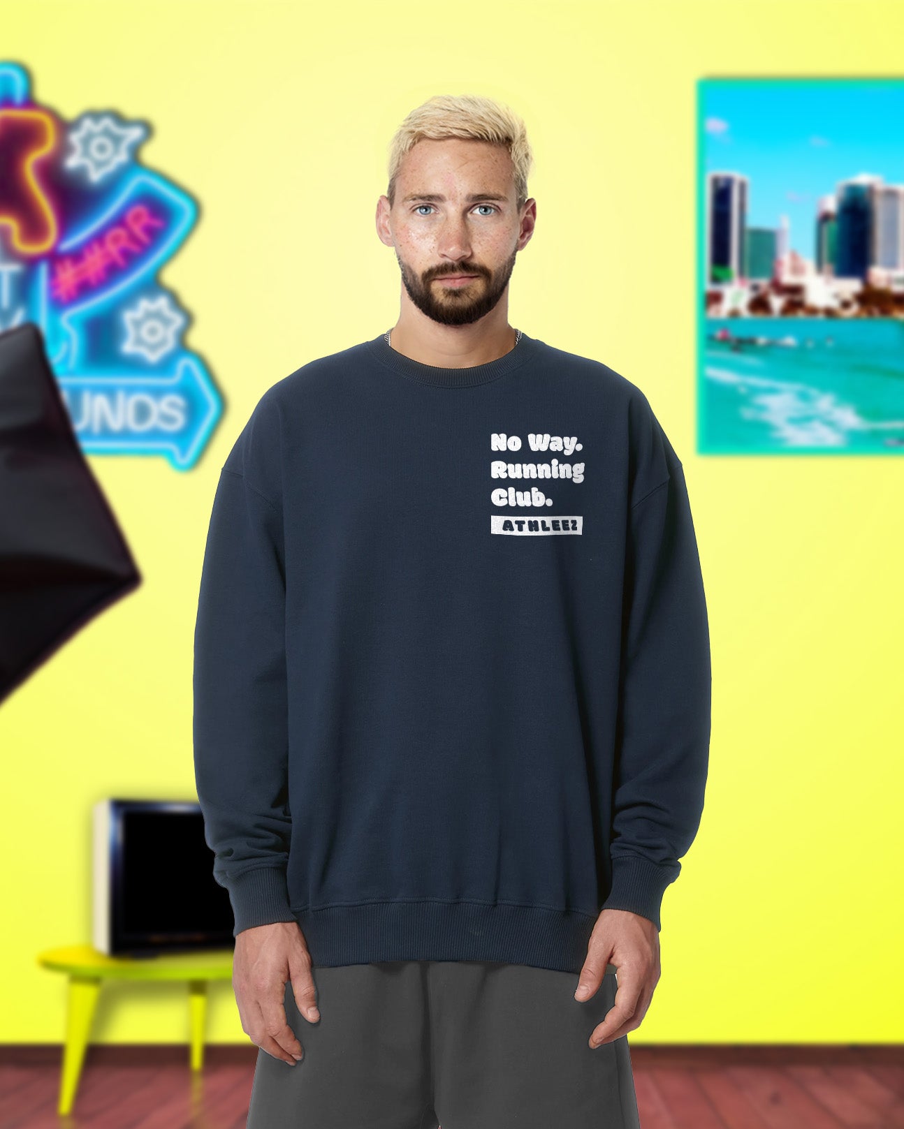 No Way. Running Club - Sweatshirt