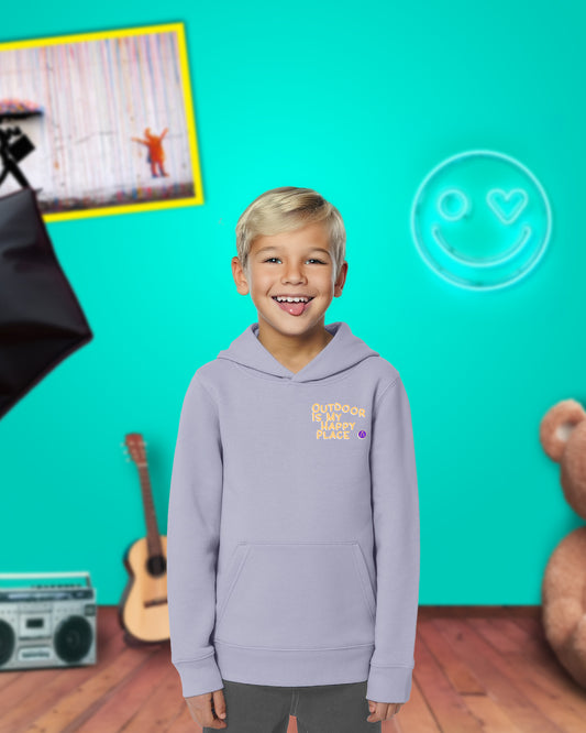 OUTDOOR IS MY HAPPY PLACE - Kids Hoodie