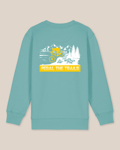 PEDAL THE TRAILS - Kids Sweatshirt