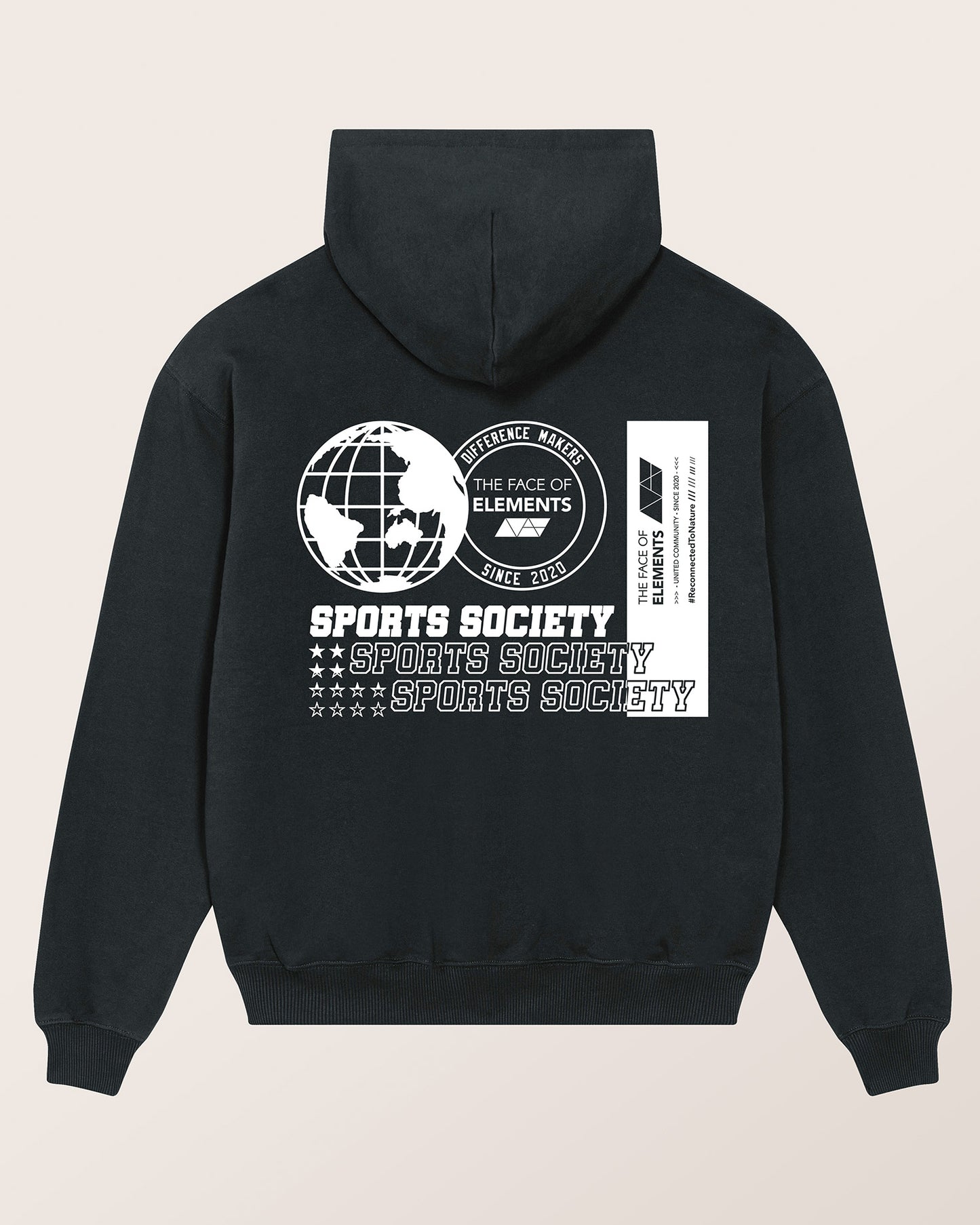 STATEMENT - OVERSIZED FIT HOODIE AUS BIO-BAUMWOLLE