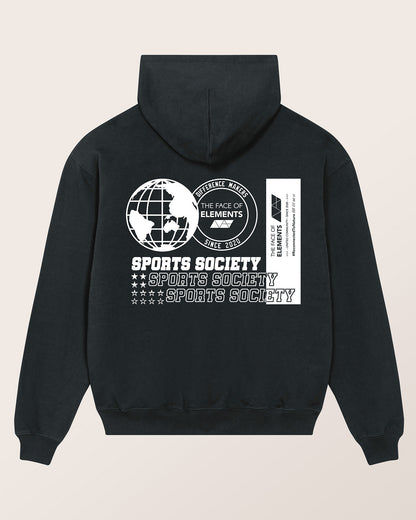 STATEMENT - OVERSIZED FIT HOODIE AUS BIO-BAUMWOLLE