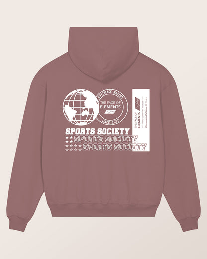 STATEMENT - OVERSIZED FIT HOODIE AUS BIO-BAUMWOLLE