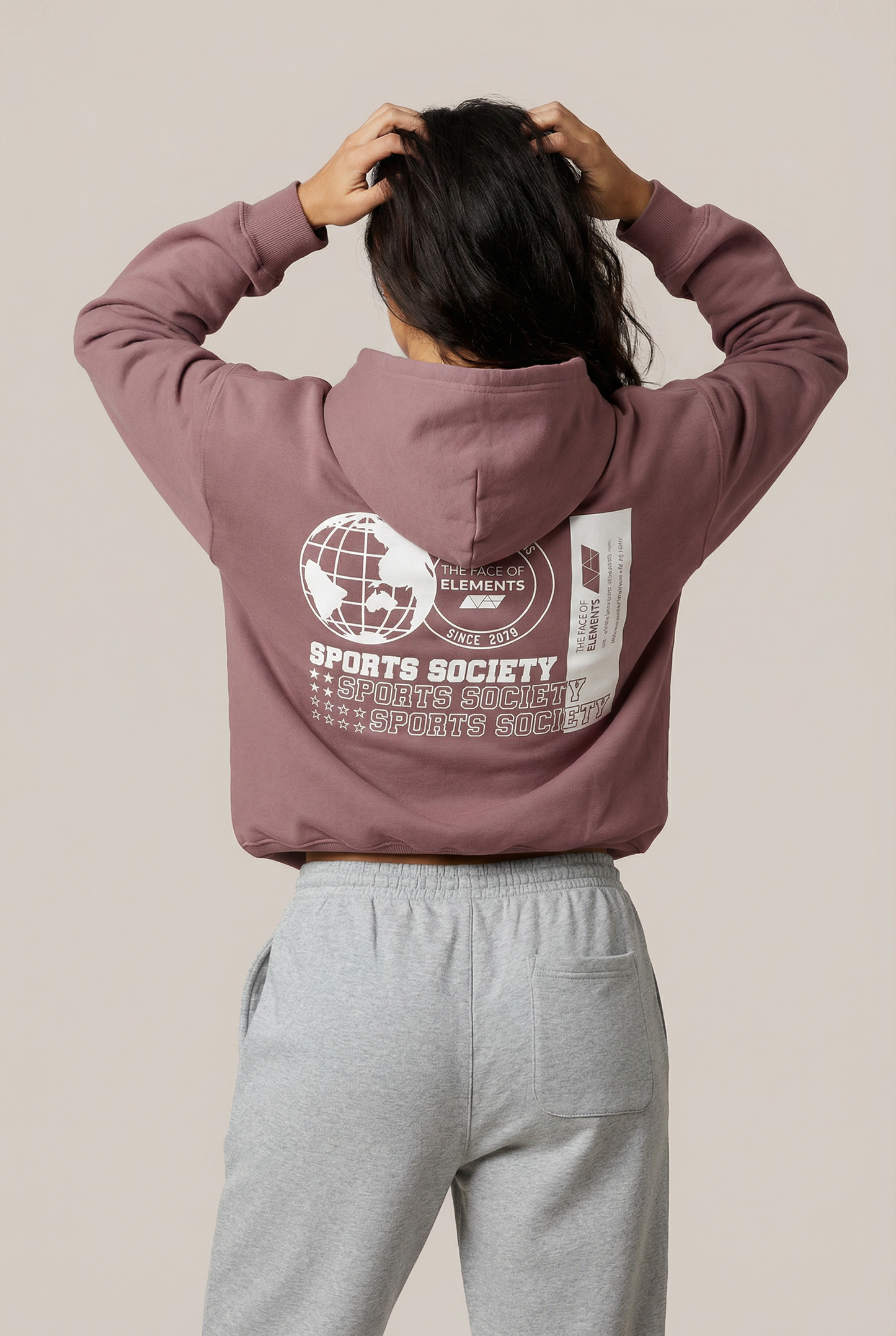 STATEMENT - OVERSIZED FIT HOODIE AUS BIO-BAUMWOLLE