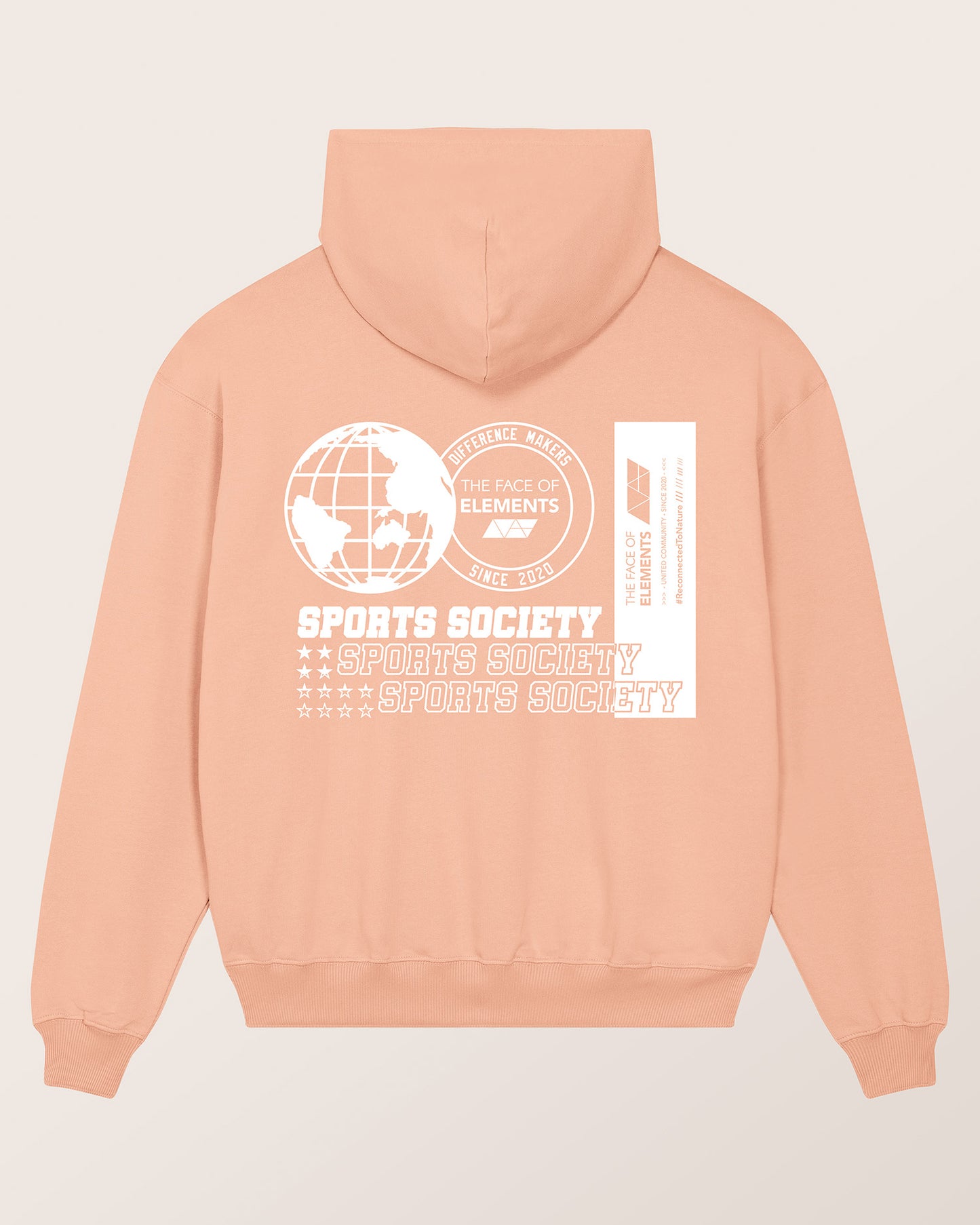 STATEMENT - OVERSIZED FIT HOODIE AUS BIO-BAUMWOLLE