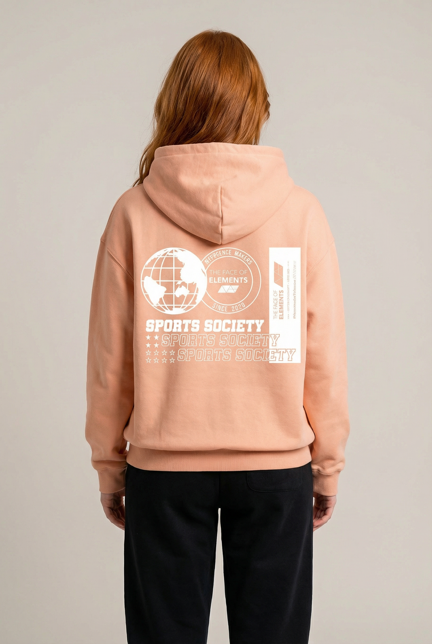 STATEMENT - OVERSIZED FIT HOODIE AUS BIO-BAUMWOLLE