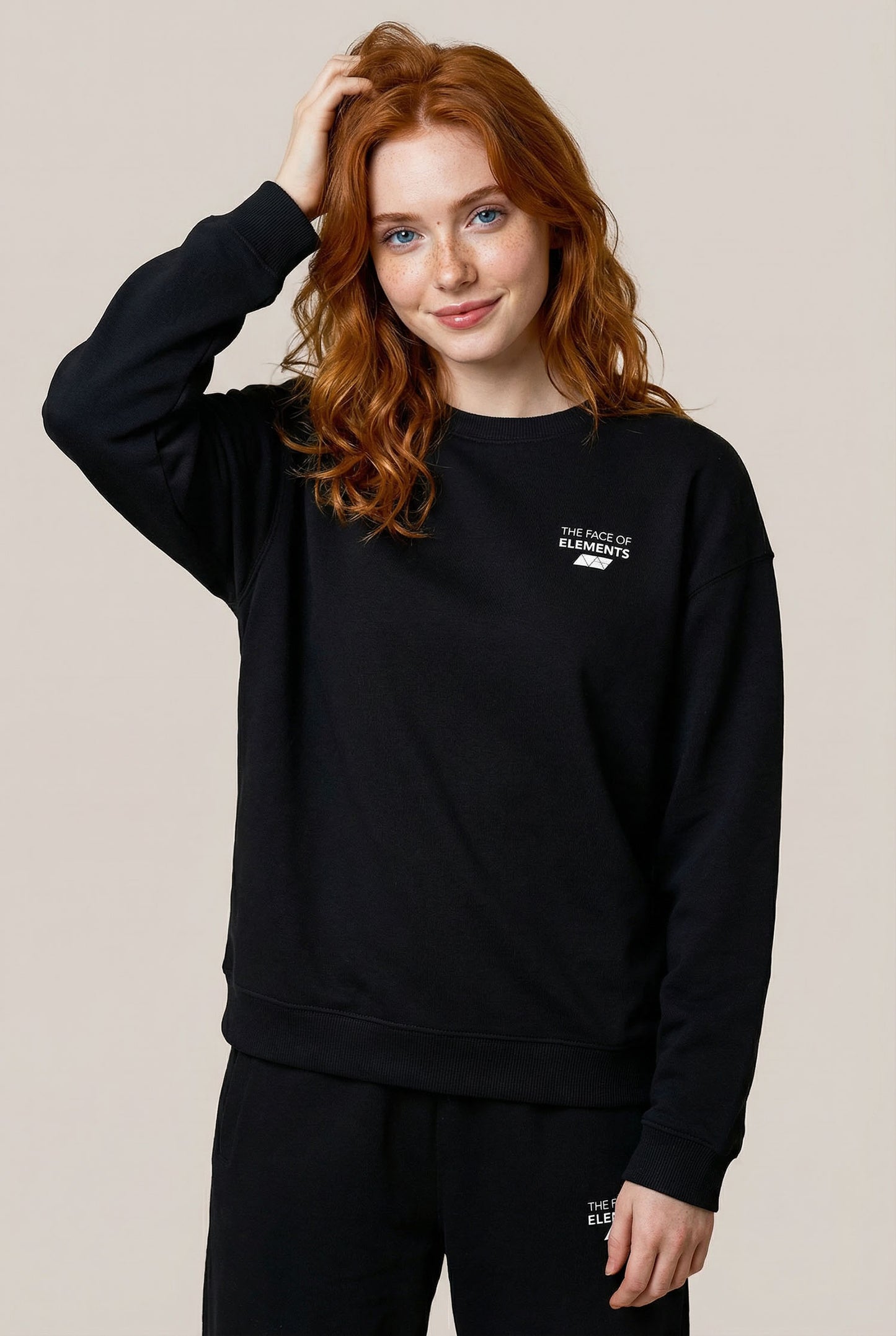 ELEMENT - OVERSIZED FIT SWEATSHIRT AUS BIO-BAUMWOLLE