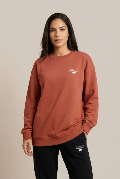 ELEMENT - OVERSIZED FIT SWEATSHIRT AUS BIO-BAUMWOLLE