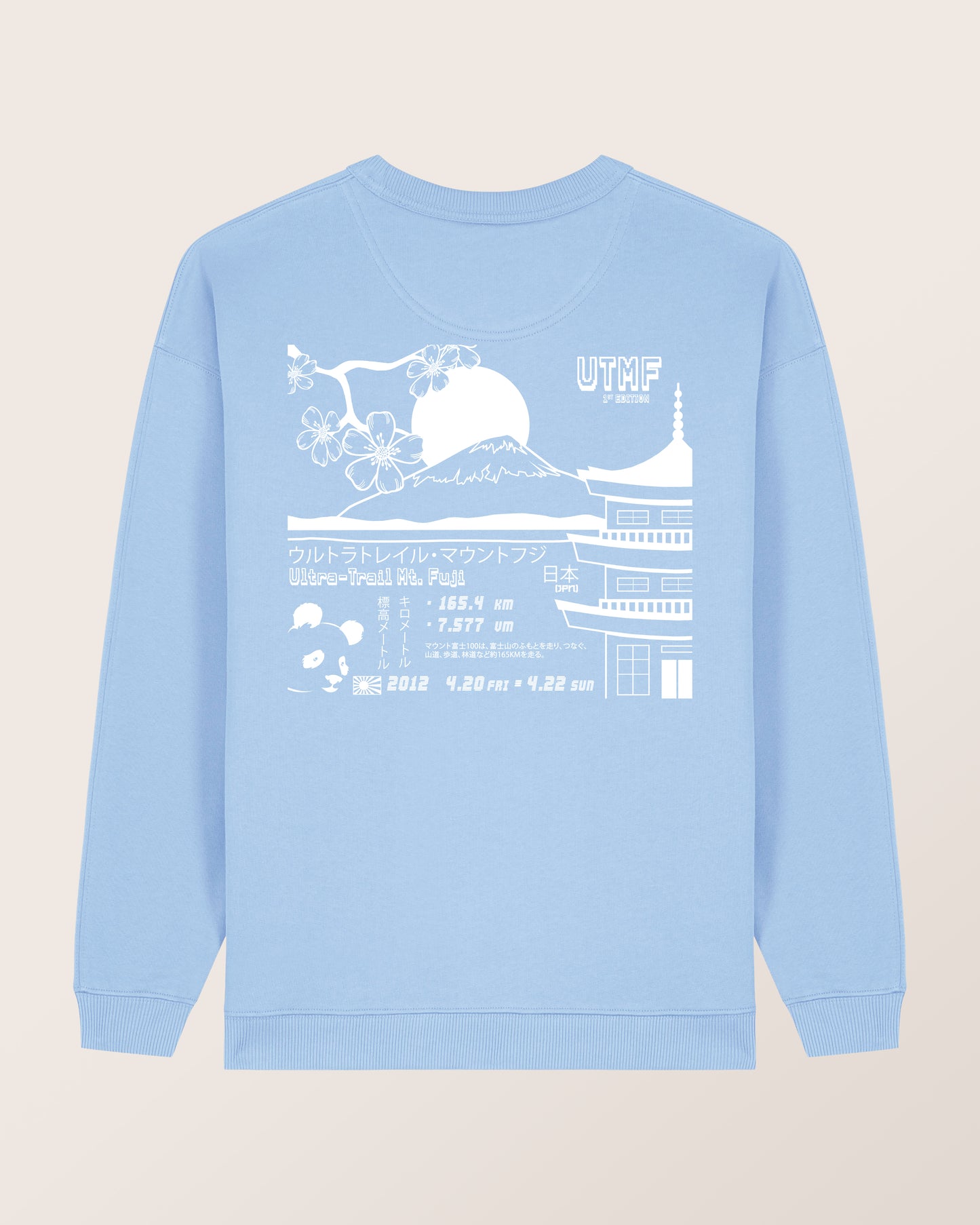MOUNT FUJI - OVERSIZED FIT SWEATSHIRT AUS BIO-BAUMWOLLE