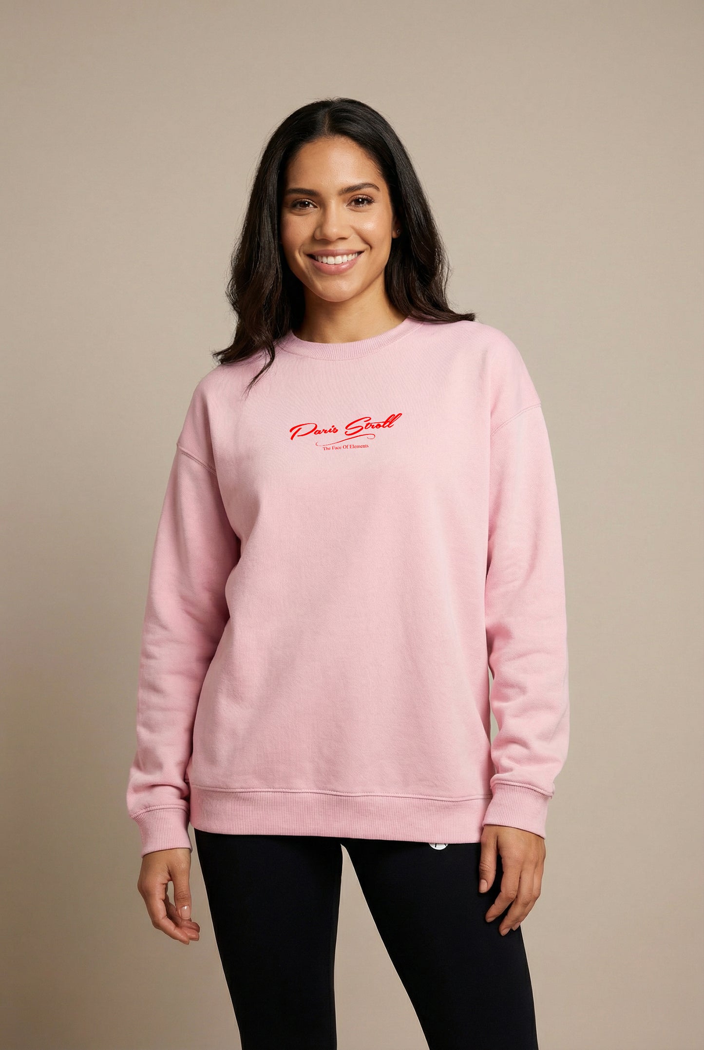 PARIS STROLL - OVERSIZED FIT SWEATSHIRT AUS BIO-BAUMWOLLE