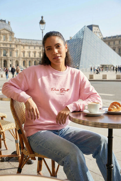PARIS STROLL - OVERSIZED FIT SWEATSHIRT AUS BIO-BAUMWOLLE