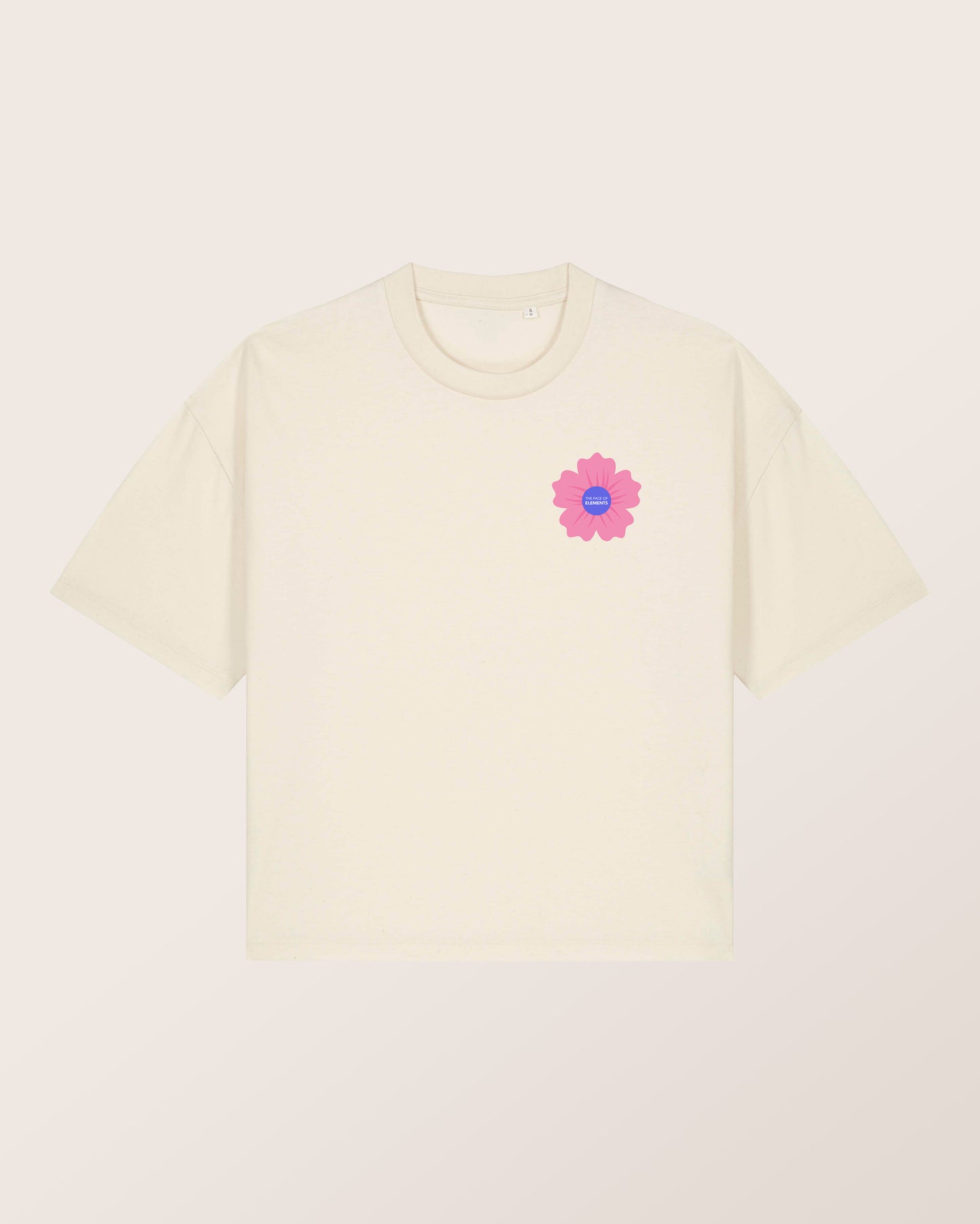 RIVIERA FLEUR CÔTE D'AZUR - RELAXED BOXY FIT T-SHIRT AUS BIO-BAUMWOLLE