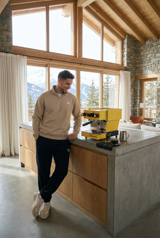 1/4-ZIP - RELAXED FIT SWEATSHIRT AUS BIO-BAUMWOLLE