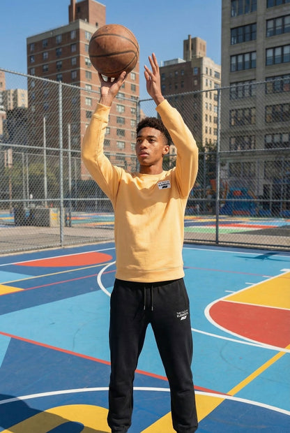 COLOR RUSH - REGULAR FIT SWEATSHIRT AUS BIO-BAUMWOLLE