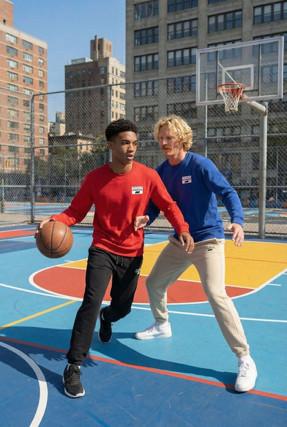 COLOR RUSH - REGULAR FIT SWEATSHIRT AUS BIO-BAUMWOLLE