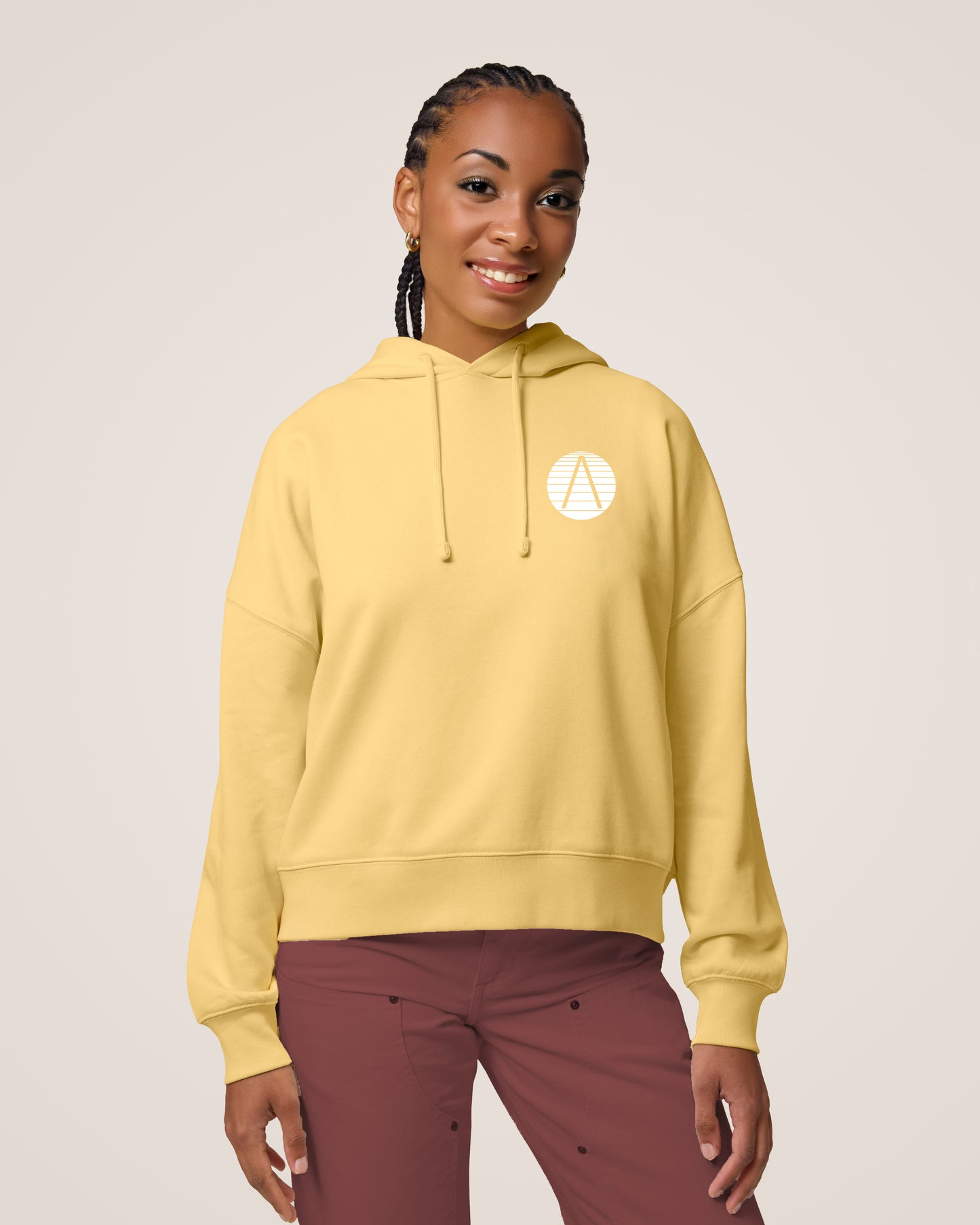 STRIPED SPHERE - Relaxed Fit Hoodie