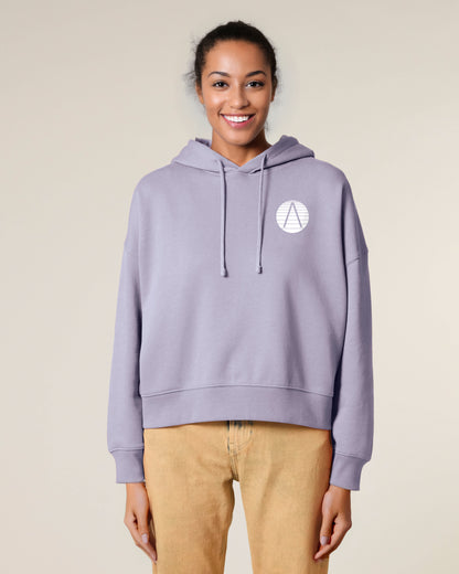 STRIPED SPHERE - Relaxed Fit Hoodie