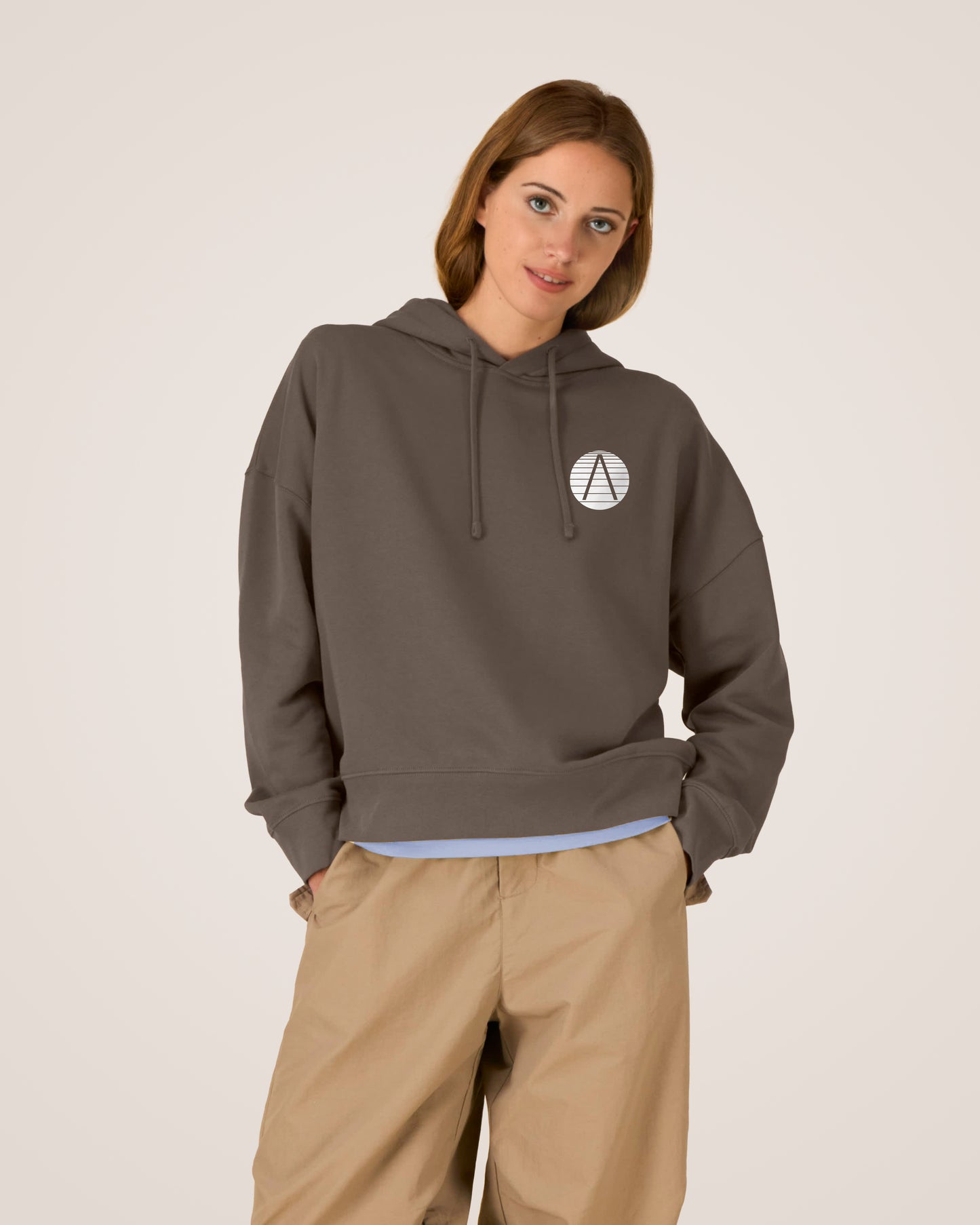 STRIPED SPHERE - Relaxed Fit Hoodie